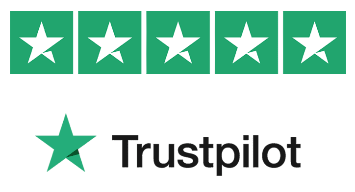 Rated Excellent from over 500 reviews on Trustpilot