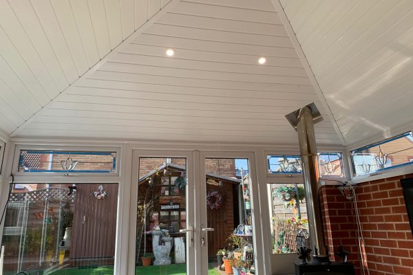 conservatory roof insulation after - uPVC